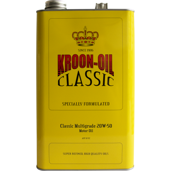 Kroon Oil Classic Multigrade 20W50 5 Liter De Olie Concurrent