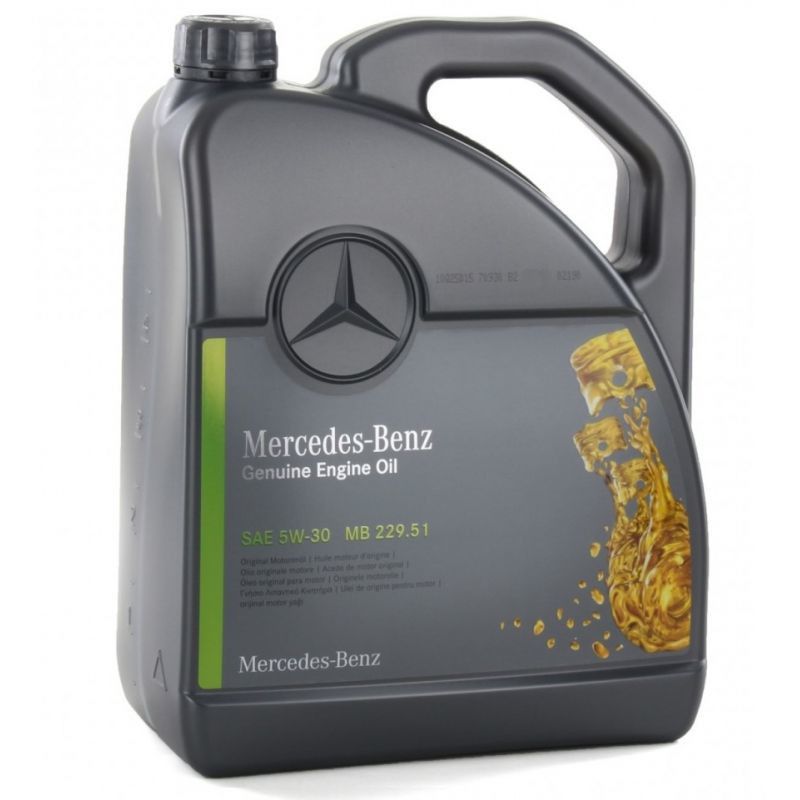 vergroting procedure Geletterdheid Mercedes-Benz Motorolie 5W30 229.51 5 Liter - De Olie Concurrent