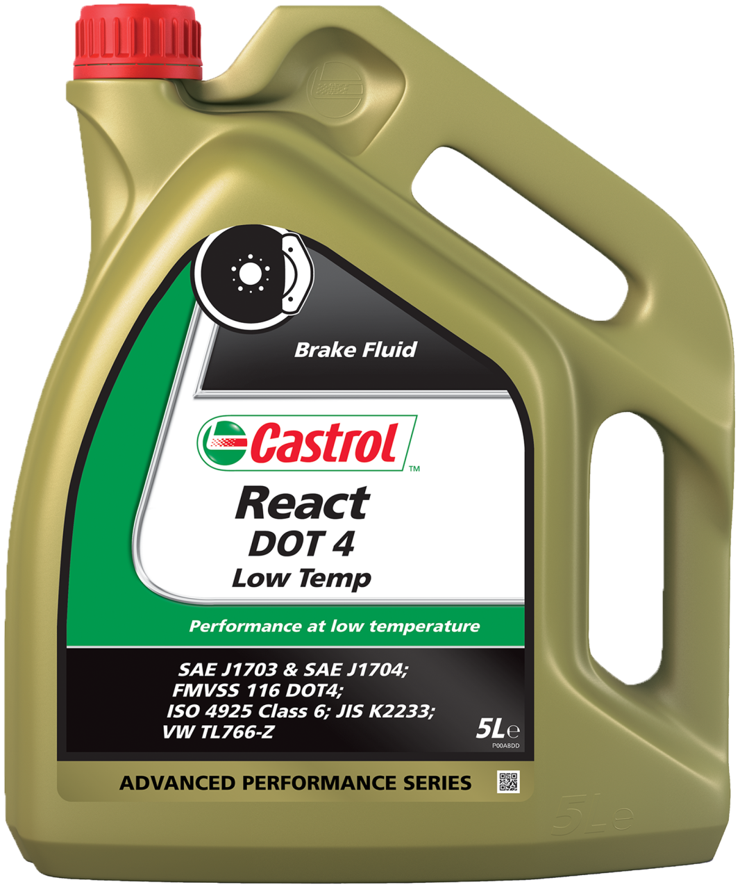 Castrol React Dot 4 Low Temp remvloeistof 5 liter - De Olie Concurrent